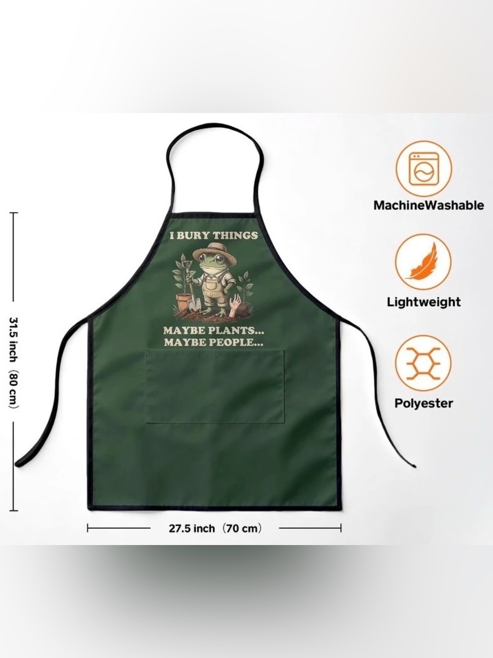Frog Apron - Picture 3 of 5